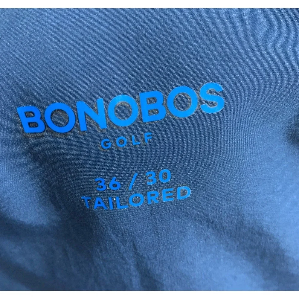 Bonobos Golf Pant Mens 34x29 Blue‎ Tailored Grip Waistband Wicking Stretch